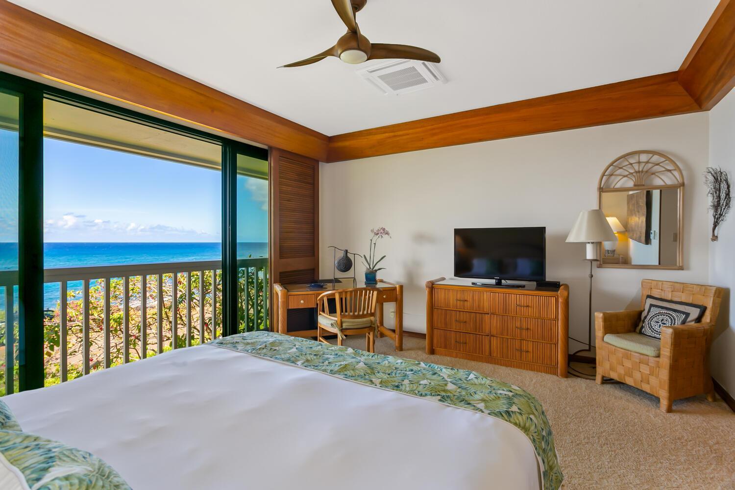 Oceanfront Breezy Corner Unit W Air Conditioning- Alekona Kauai Koloa ภายนอก รูปภาพ