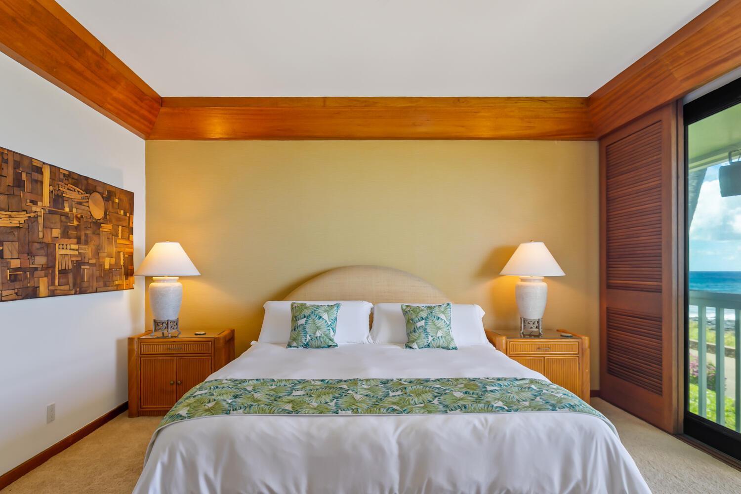 Oceanfront Breezy Corner Unit W Air Conditioning- Alekona Kauai Koloa ภายนอก รูปภาพ