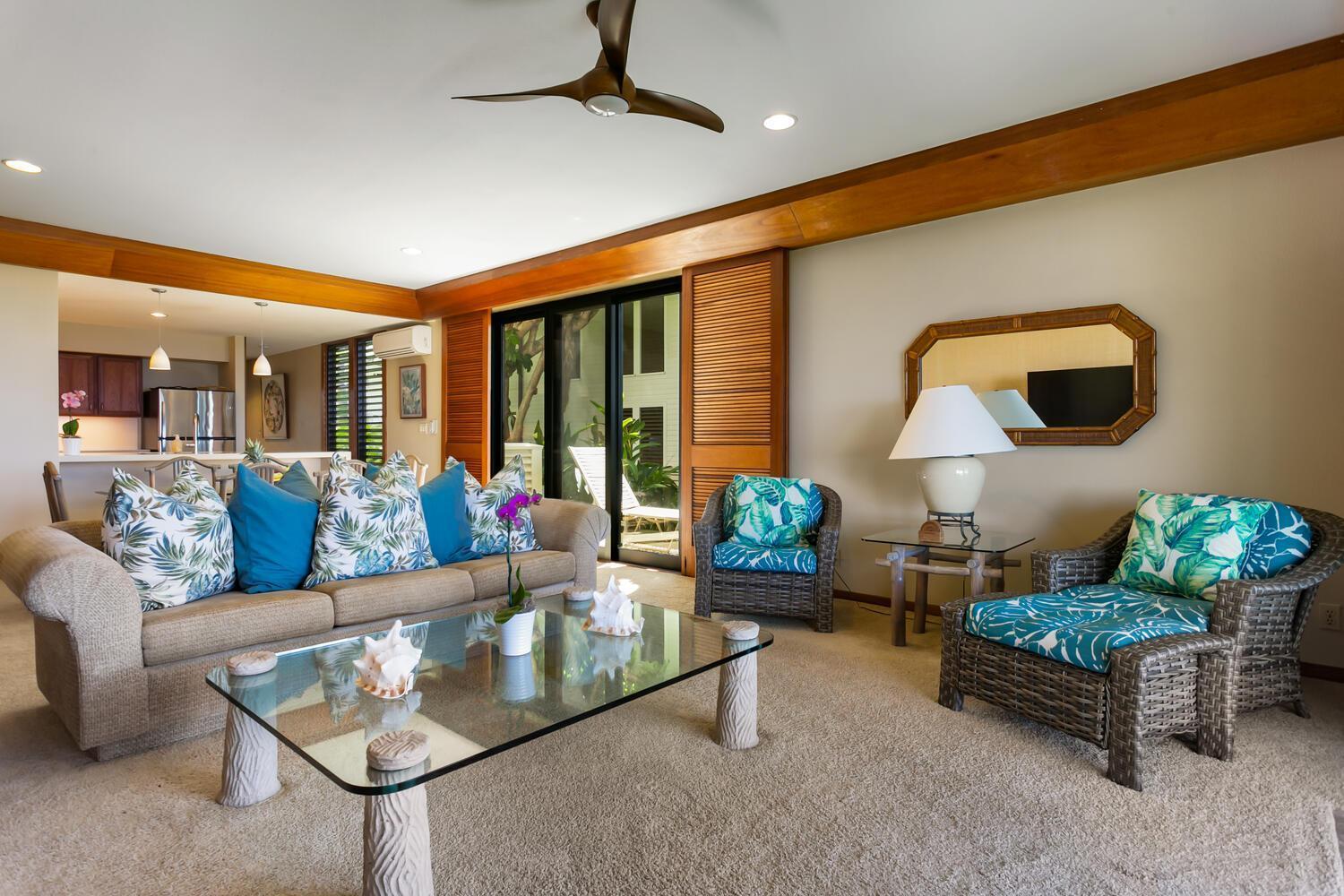 Oceanfront Breezy Corner Unit W Air Conditioning- Alekona Kauai Koloa ภายนอก รูปภาพ