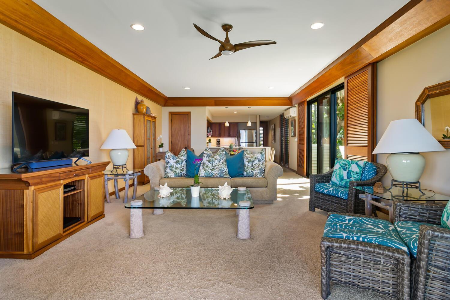 Oceanfront Breezy Corner Unit W Air Conditioning- Alekona Kauai Koloa ภายนอก รูปภาพ
