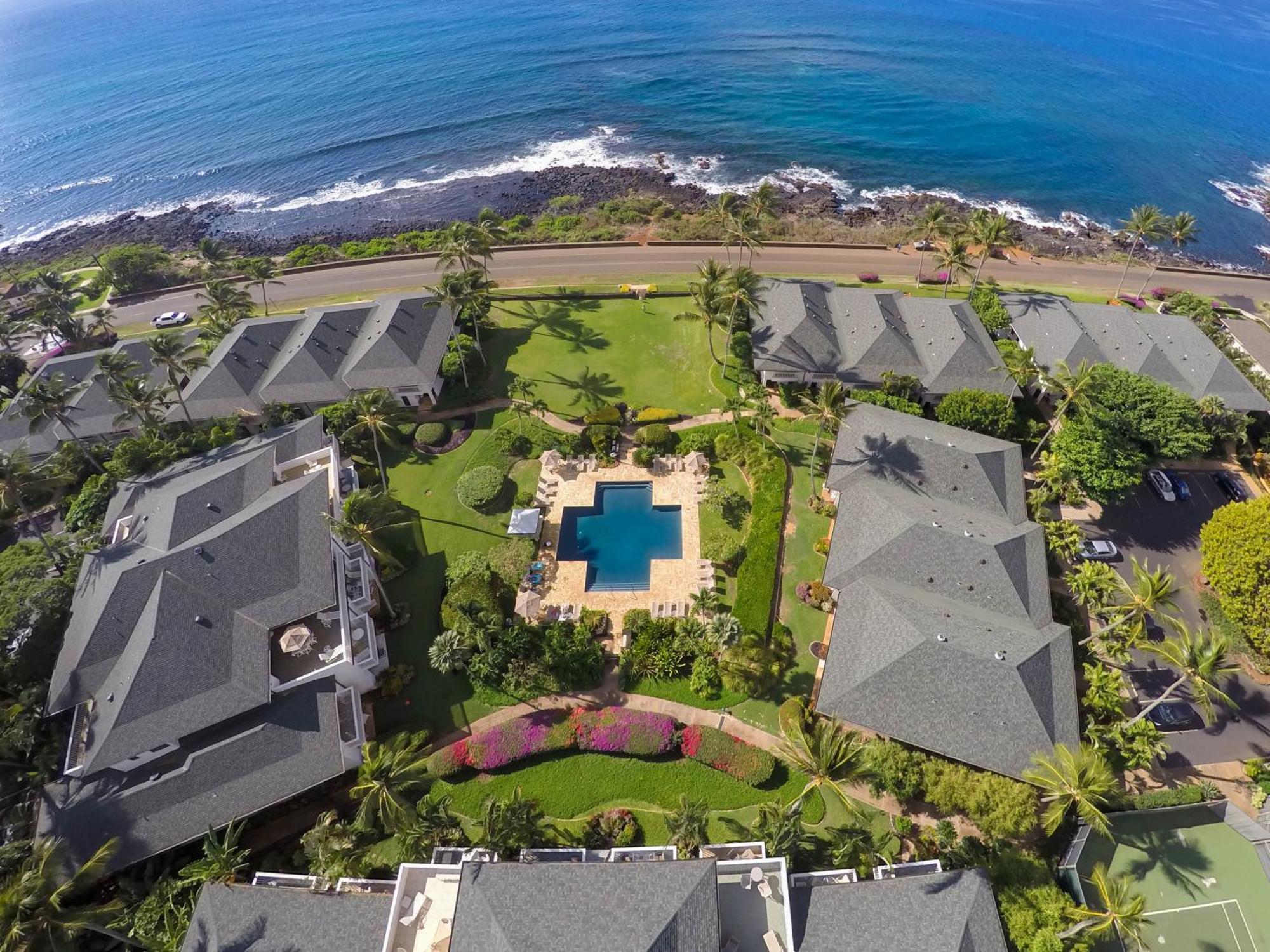 Oceanfront Breezy Corner Unit W Air Conditioning- Alekona Kauai Koloa ภายนอก รูปภาพ